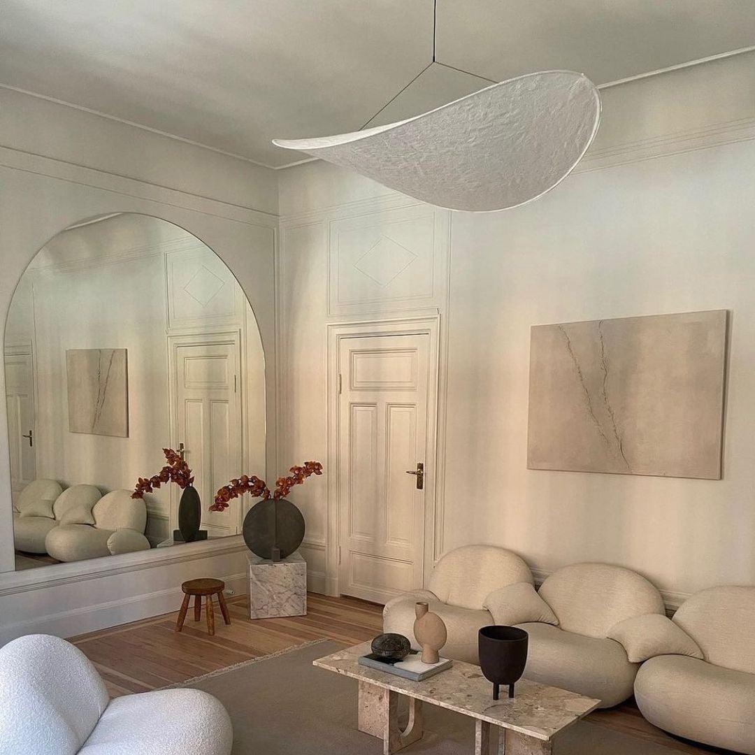 Perrinis Silk Pendant Light-Moonnatur