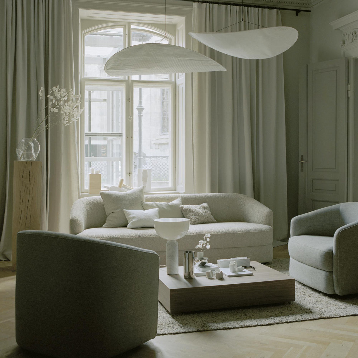 Novira Paper Pendant Lamp-Moonnatur