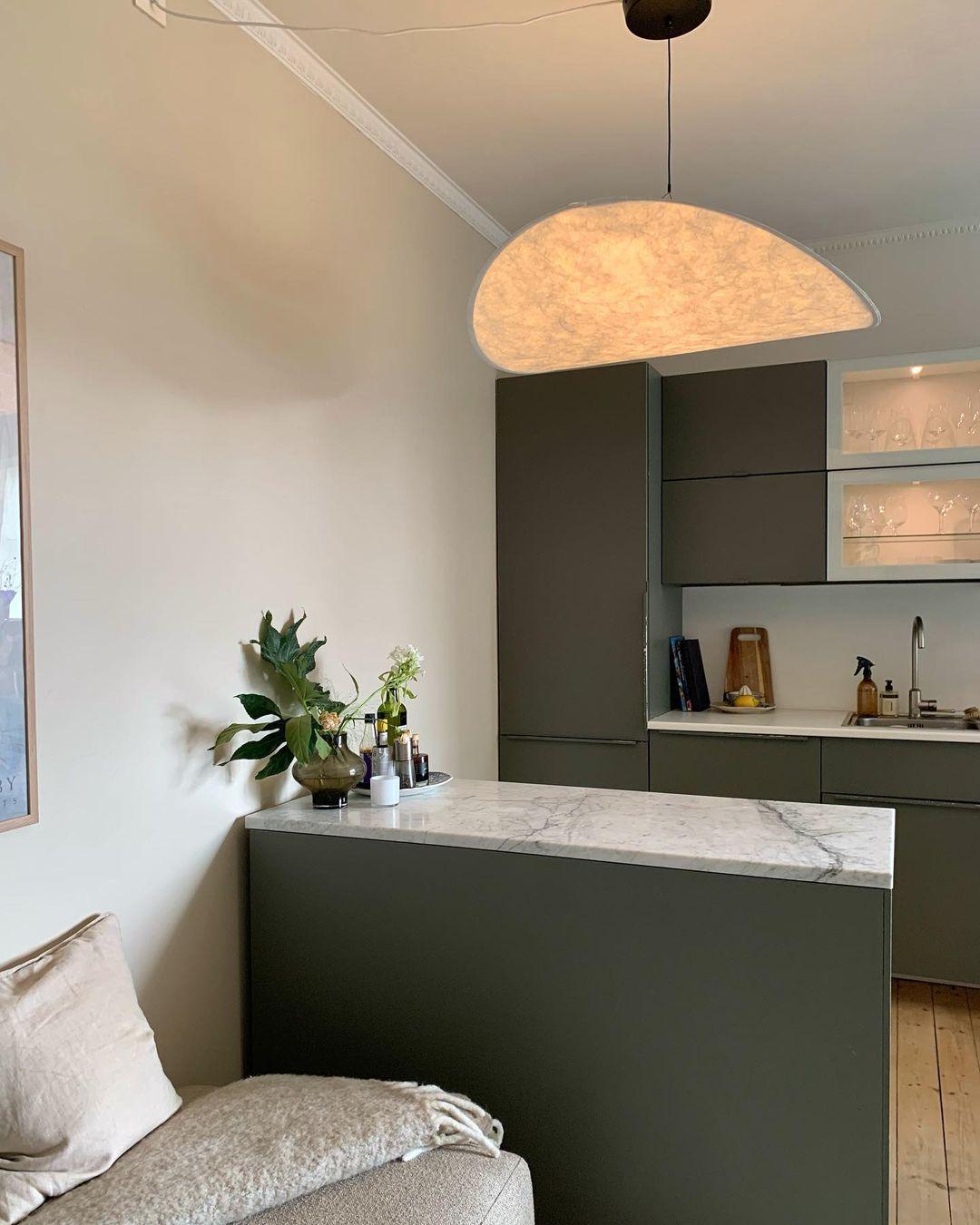 Perrinis Silk Pendant Light-Moonnatur