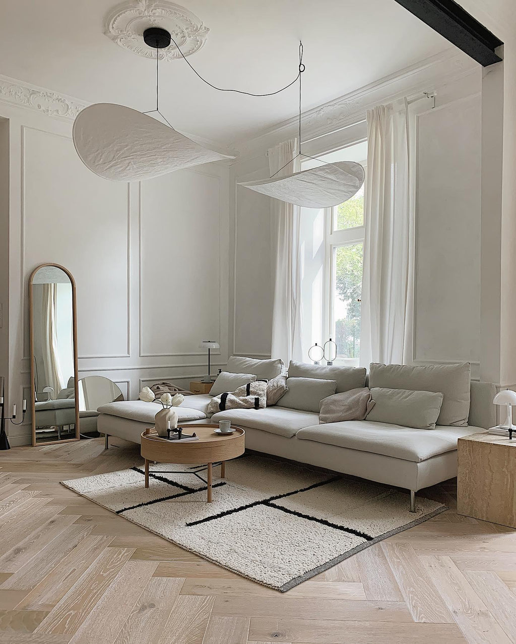 Novira Paper Pendant Lamp-Moonnatur