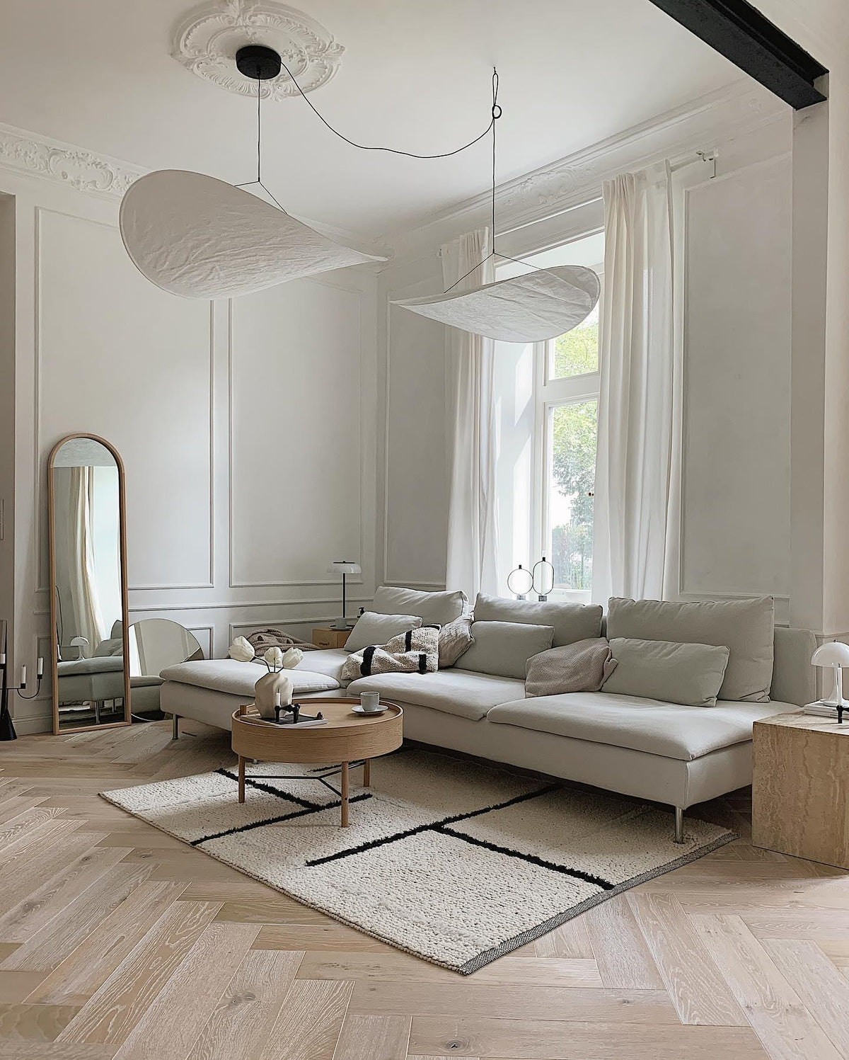 Novira Paper Pendant Lamp-Moonnatur
