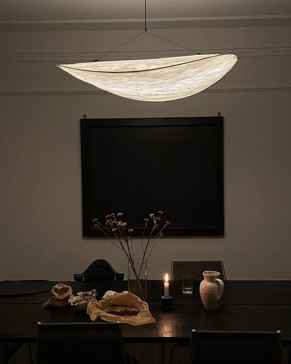 Perrinis Silk Pendant Light-Moonnatur