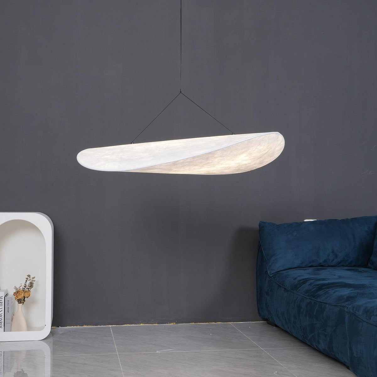 Perrinis Silk Pendant Light-Moonnatur