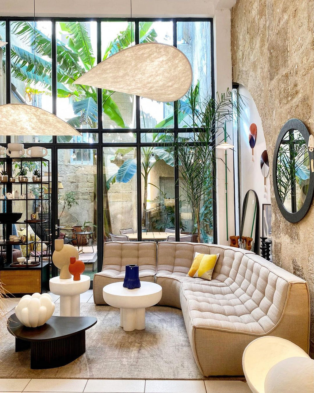 Perrinis Silk Pendant Light-Moonnatur