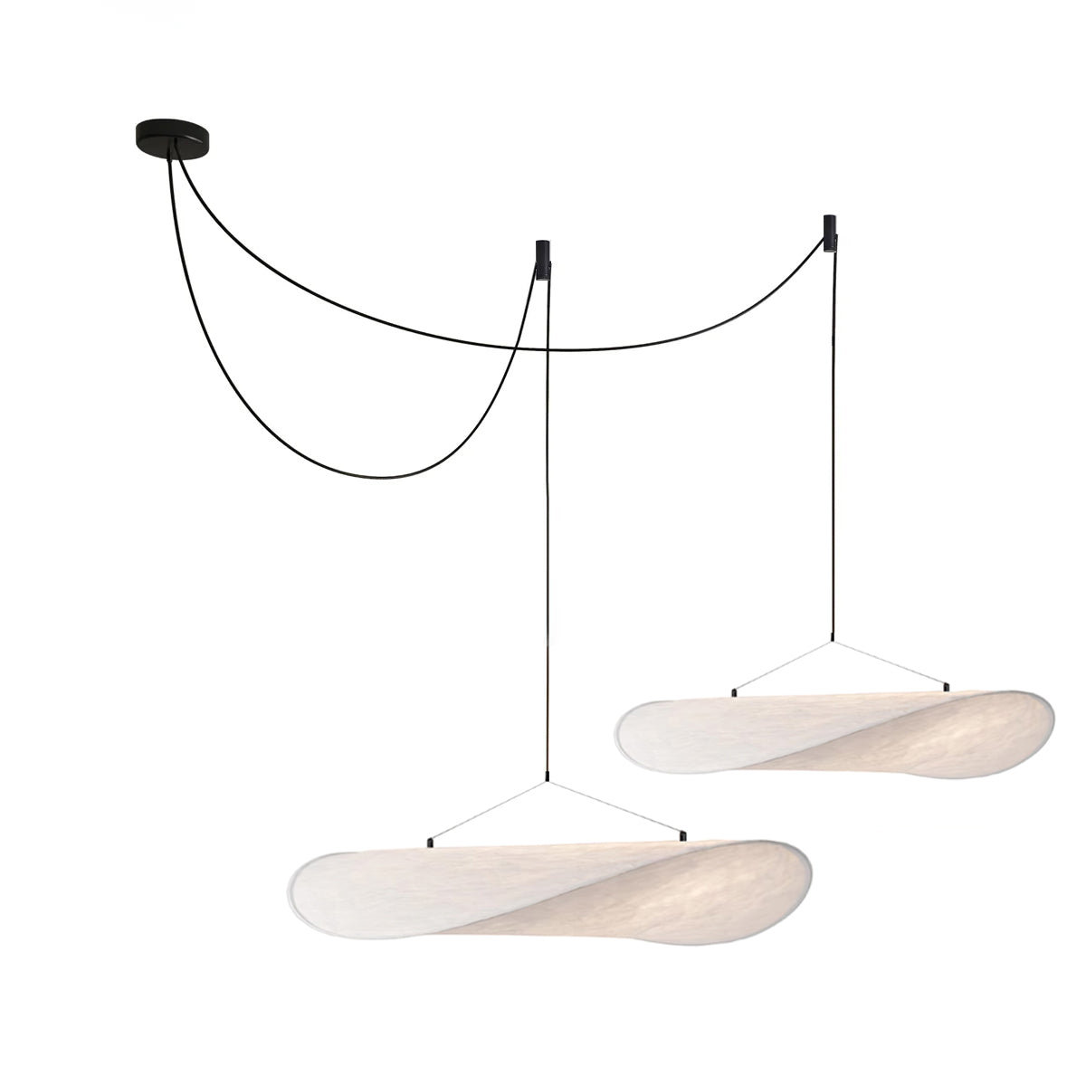 Perrinis Silk Pendant Light-Moonnatur