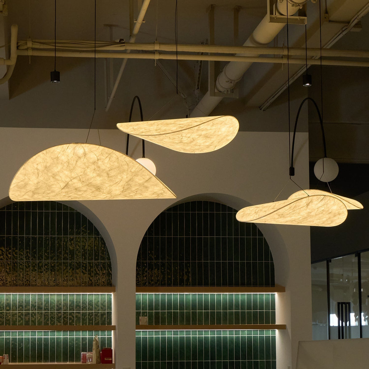 Perrinis Silk Pendant Light-Moonnatur
