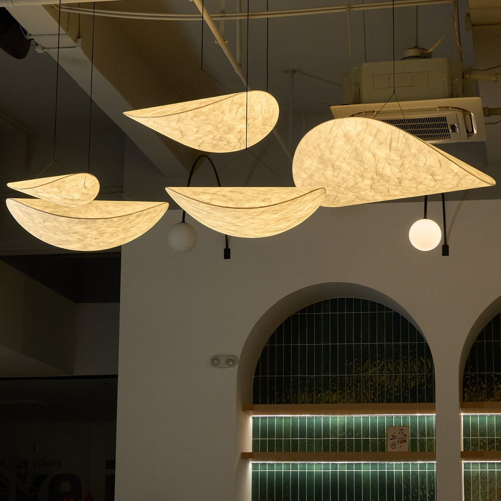 Perrinis Silk Pendant Light-Moonnatur