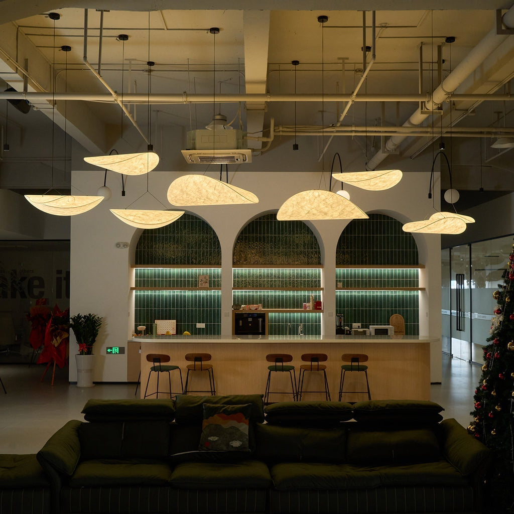Perrinis Silk Pendant Light-Moonnatur