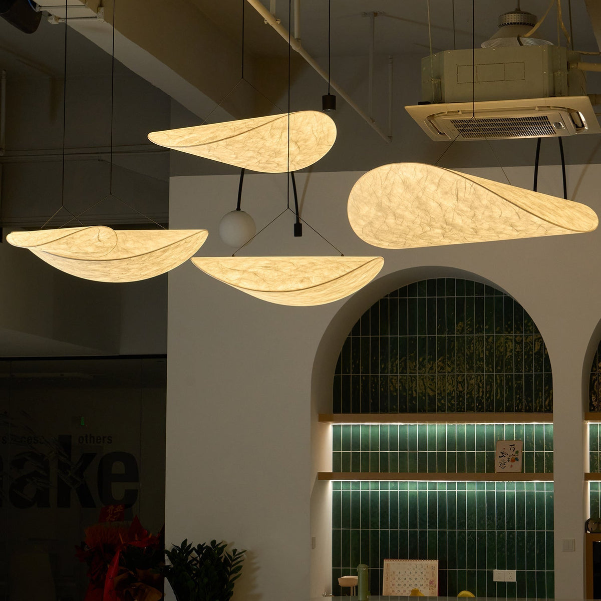 Perrinis Silk Pendant Light-Moonnatur