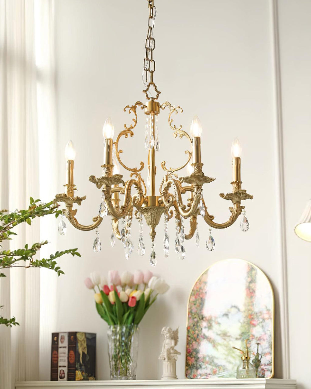 Redrenaelle Crystal Chandelier-Moonnatur