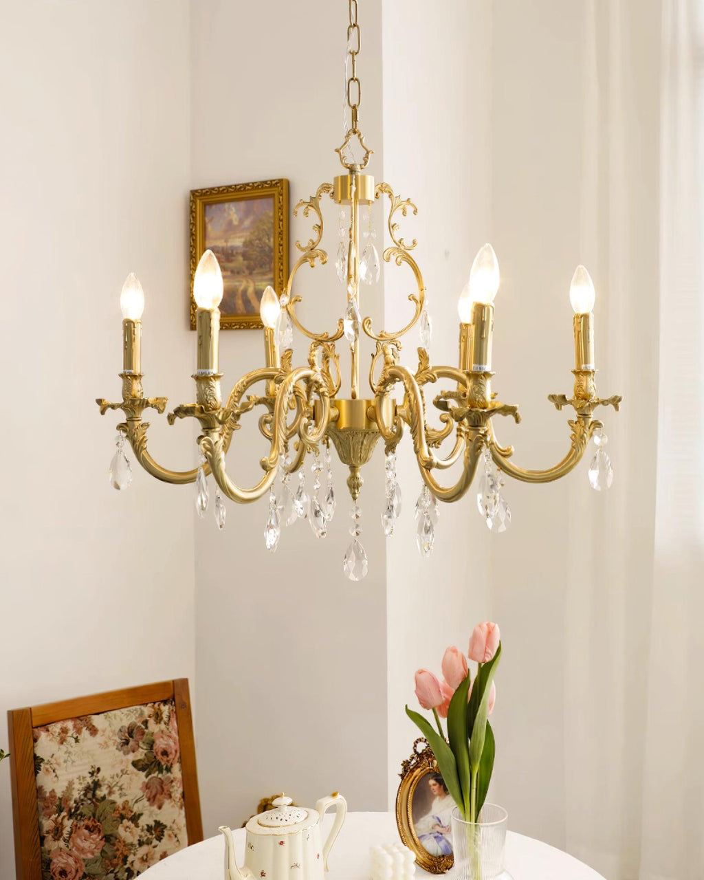 Redrenaelle Crystal Chandelier-Moonnatur