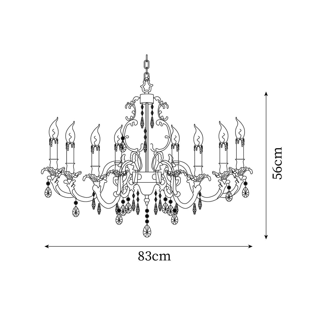 Redrenaelle Crystal Chandelier-Moonnatur