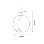 Vardenford Travertine Pendant Light-Moonnatur