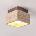 Altonheath Travertine Ceiling Light-Moonnatur