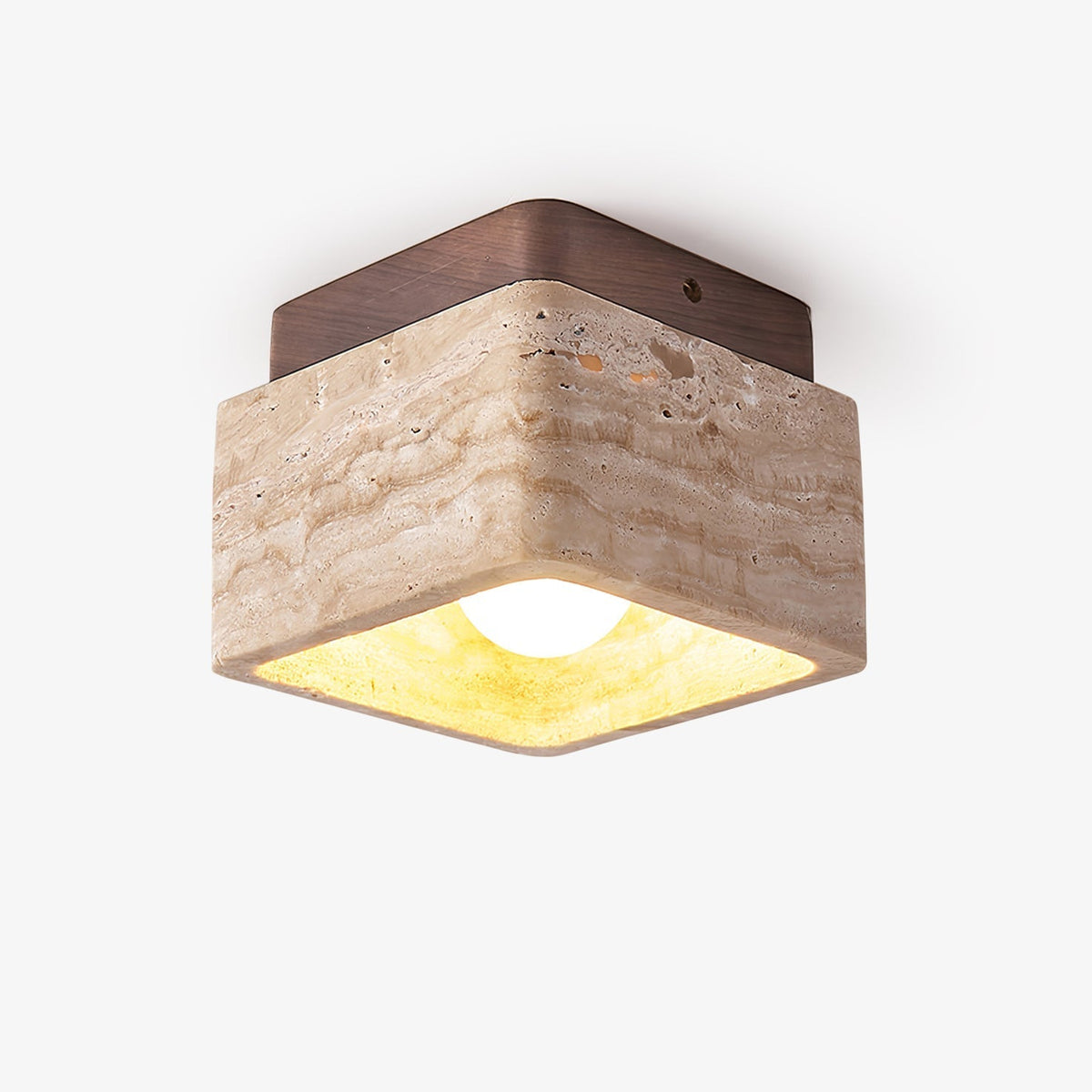 Altonheath Travertine Ceiling Light-Moonnatur