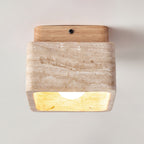 Altonheath Travertine Ceiling Light-Moonnatur