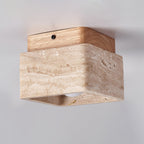 Altonheath Travertine Ceiling Light-Moonnatur