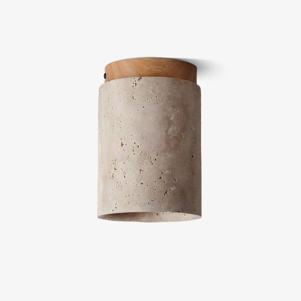 Dunseloria Travertine Ceiling Light-Moonnatur