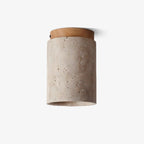 Dunseloria Travertine Ceiling Light-Moonnatur