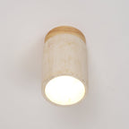 Dunseloria Travertine Ceiling Light-Moonnatur