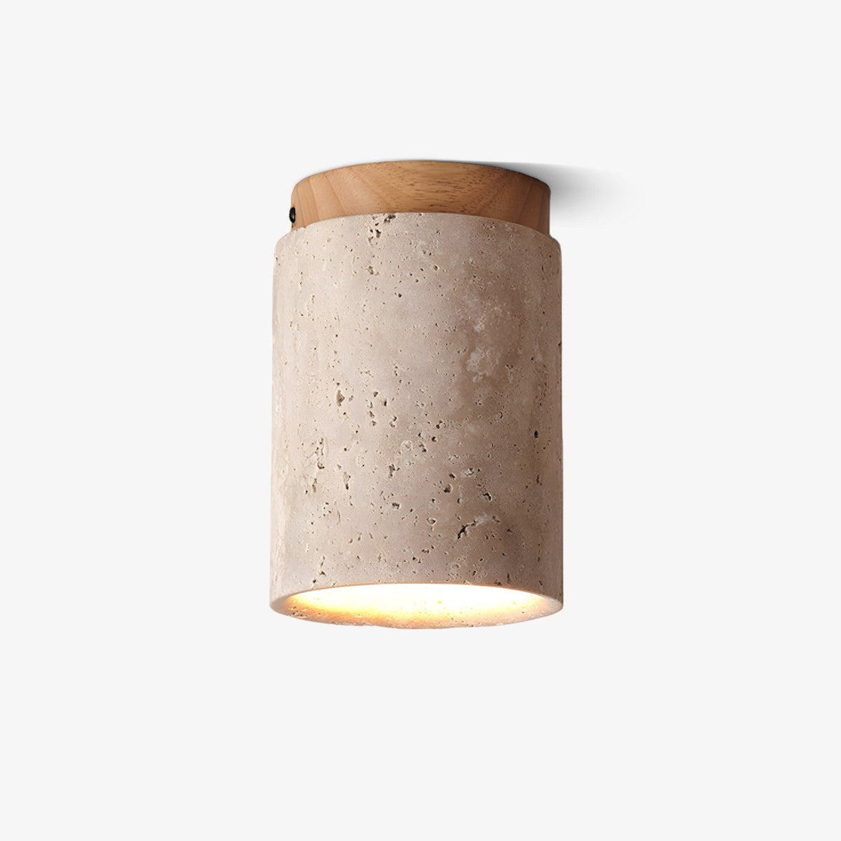Dunseloria Travertine Ceiling Light-Moonnatur