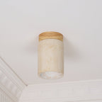 Dunseloria Travertine Ceiling Light-Moonnatur