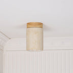 Dunseloria Travertine Ceiling Light-Moonnatur