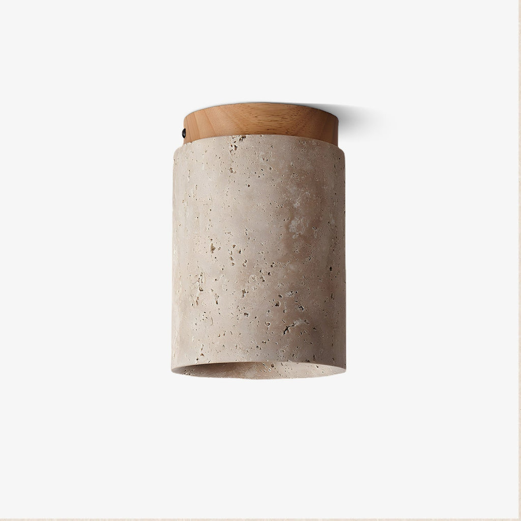 Dunseloria Travertine Ceiling Light-Moonnatur