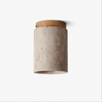 Dunseloria Travertine Ceiling Light-Moonnatur