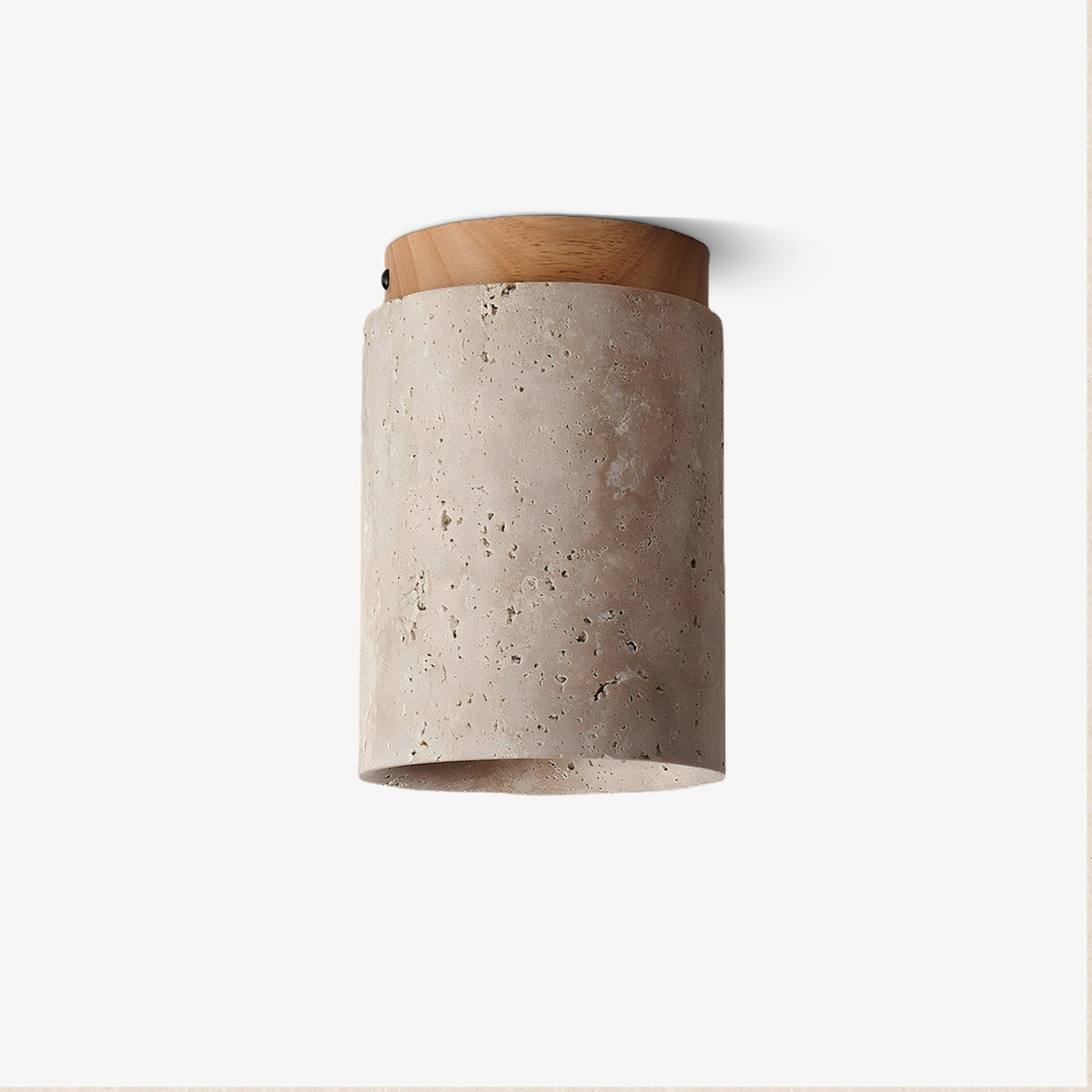 Dunseloria Travertine Ceiling Light-Moonnatur