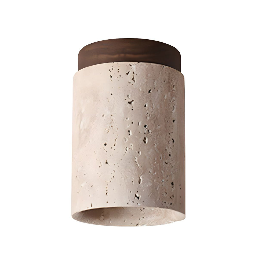 Dunseloria Travertine Ceiling Light-Moonnatur