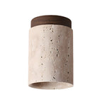 Dunseloria Travertine Ceiling Light-Moonnatur