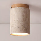 Dunseloria Travertine Ceiling Light-Moonnatur