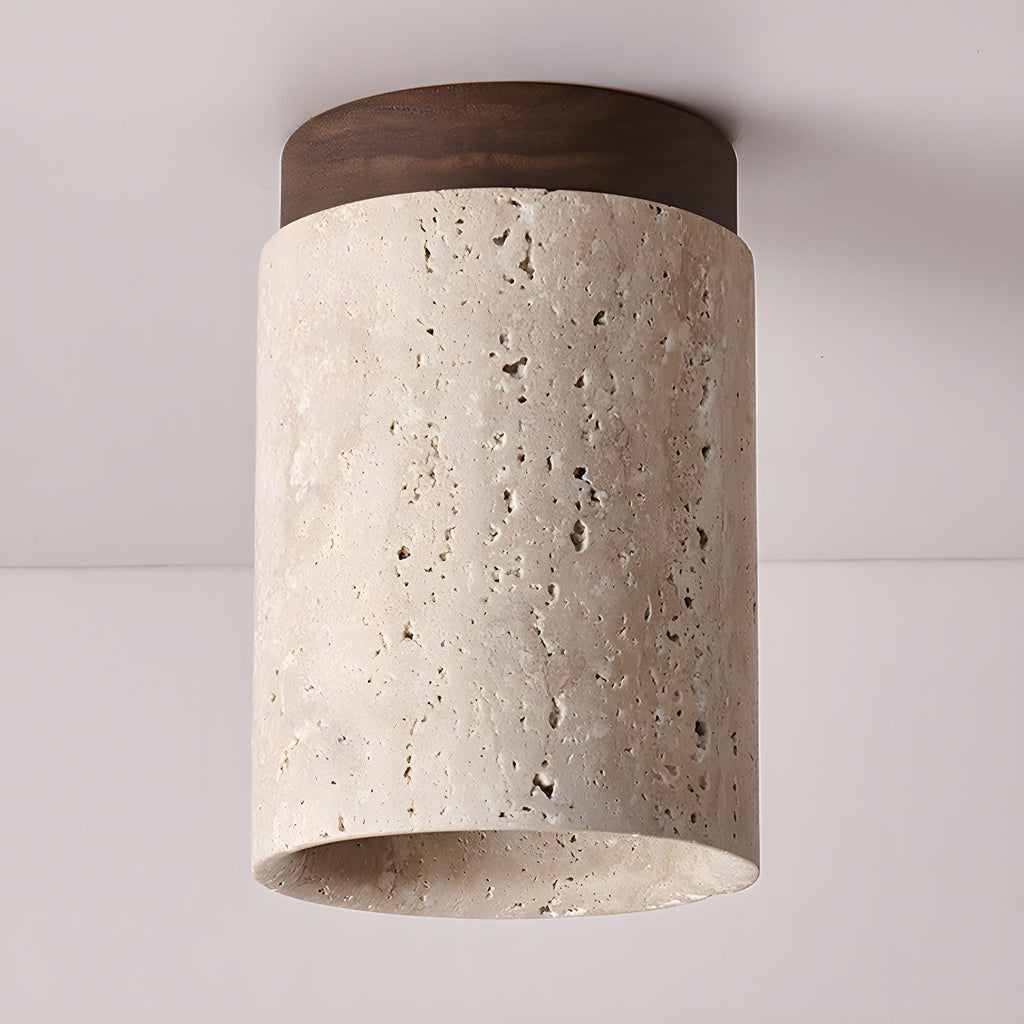 Dunseloria Travertine Ceiling Light-Moonnatur