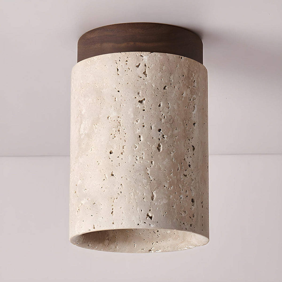 Dunseloria Travertine Ceiling Light-Moonnatur