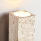 Quenelis Travertine Wall Light-Moonnatur