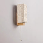 Quenelis Travertine Wall Light-Moonnatur