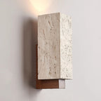 Quenelis Travertine Wall Light-Moonnatur