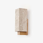 Quenelis Travertine Wall Light-Moonnatur