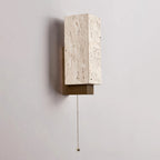 Quenelis Travertine Wall Light-Moonnatur
