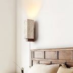 Quenelis Travertine Wall Light-Moonnatur
