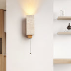 Quenelis Travertine Wall Light-Moonnatur