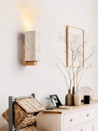 Quenelis Travertine Wall Light-Moonnatur