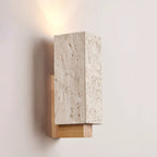Quenelis Travertine Wall Light-Moonnatur