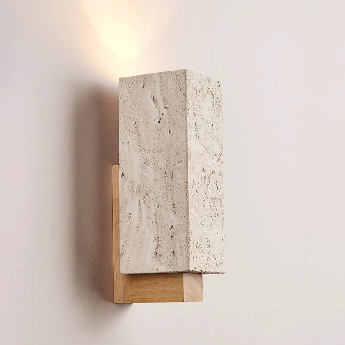 Quenelis Travertine Wall Light-Moonnatur