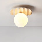 Mardenhill Travertine Ceiling Light-Moonnatur