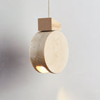 Vardenford Travertine Pendant Light-Moonnatur
