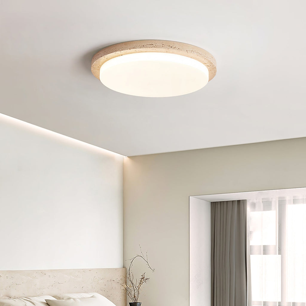 Gildenelyn Travertine Ceiling Light-Moonnatur