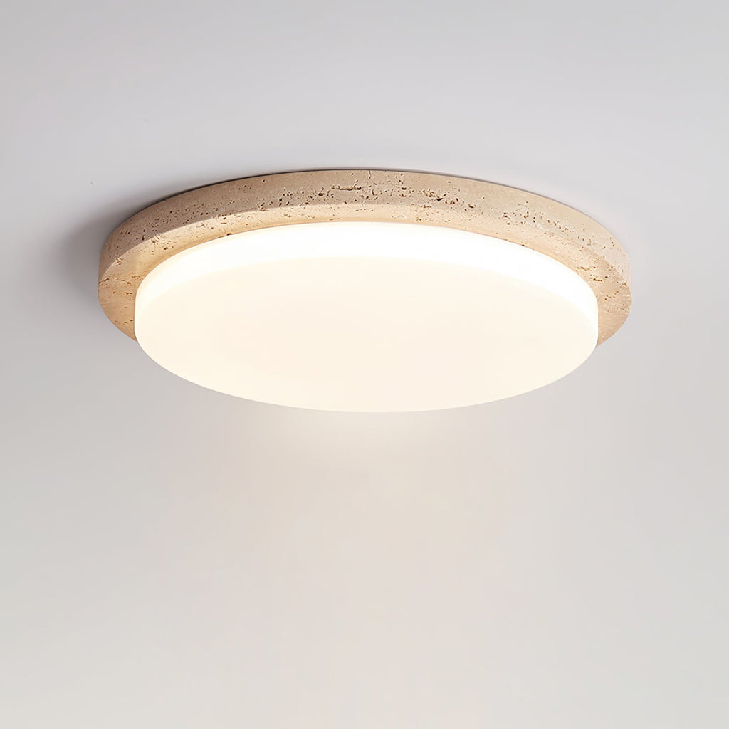 Gildenelyn Travertine Ceiling Light-Moonnatur