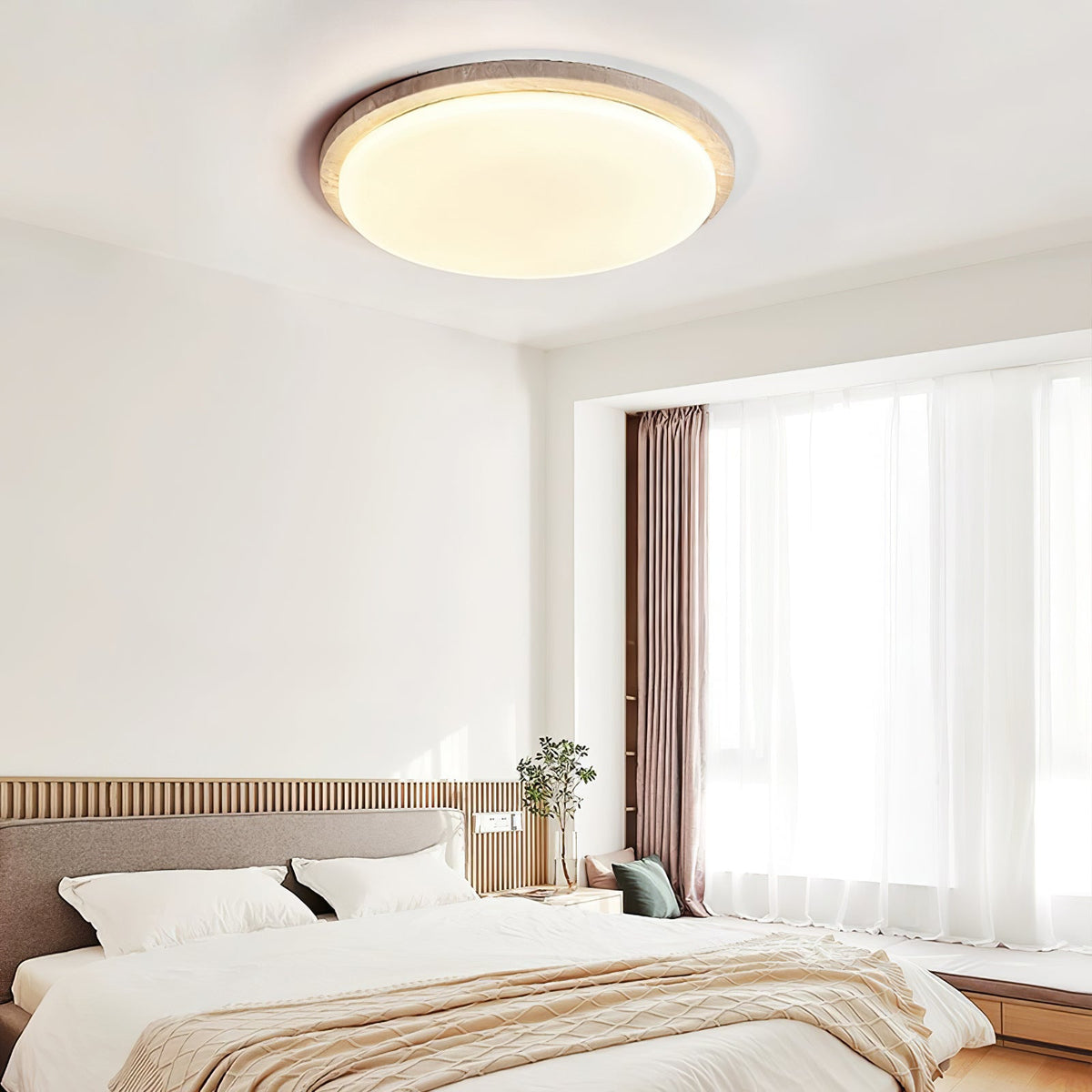 Gildenelyn Travertine Ceiling Light-Moonnatur